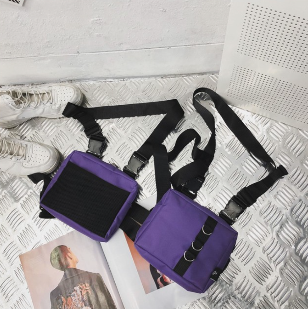 

Нагрудная Поясная Сумка Бронежилет Разгрузка City-A Hgul+Bag Twins Big Size Фиолетовая