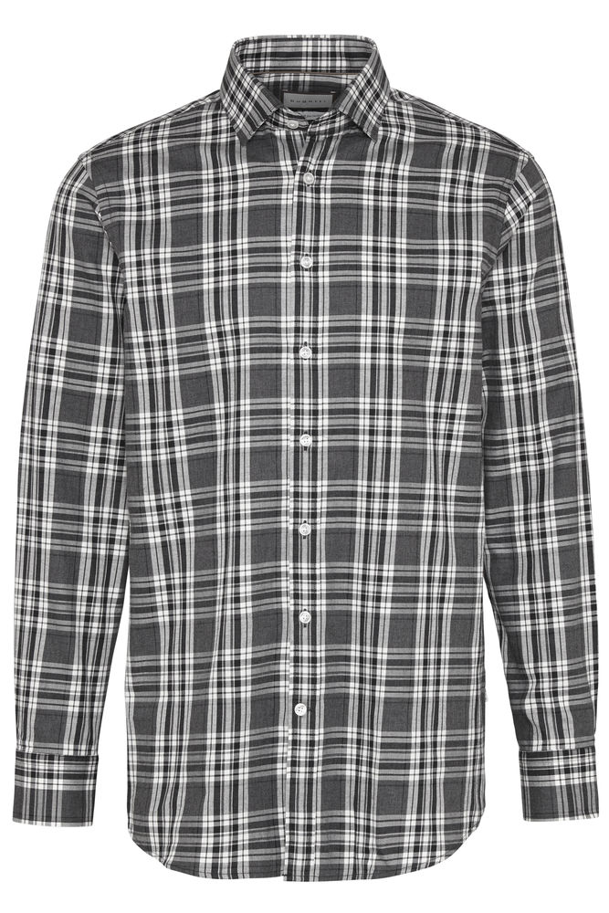 

Мужская рубашка Bugatti  Темно-серый 9150 68831/280, Мужская рубашка Bugatti L Темно-серый 9150 68831/280