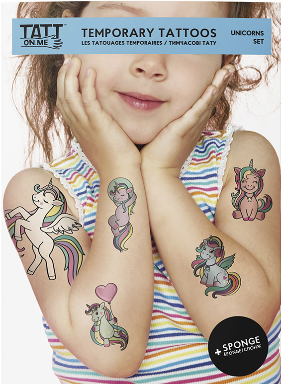 Татуировки переводные детские, набор 10 листов картинок наклеек на тело для детей, временное тату