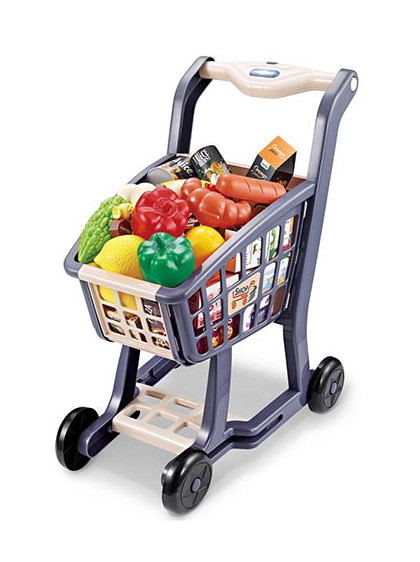 American plastic store toys shopping cart