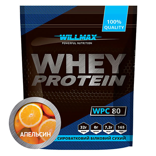 

Протеин Willmax Whey Protein 80 920 г Апельсин