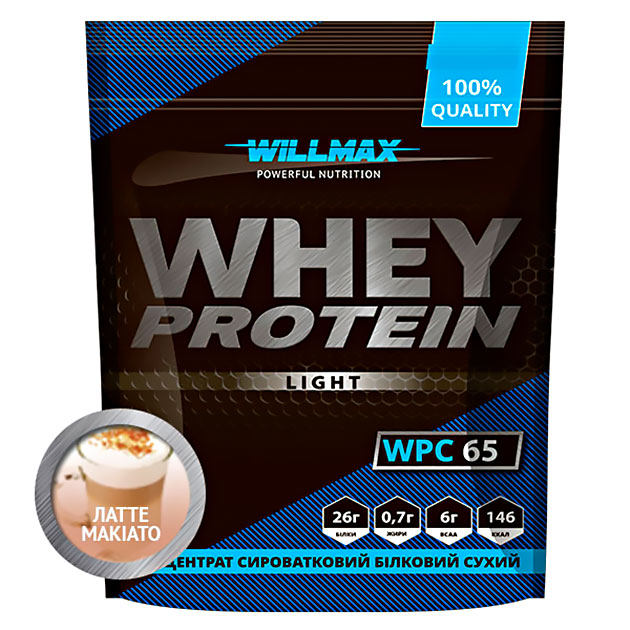 

Протеин Willmax Whey Protein 65 Light 1000 г Латте