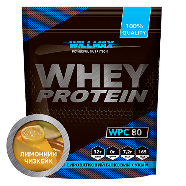 

Протеин Willmax Whey Protein 80 920 г Лимонный чизкейк