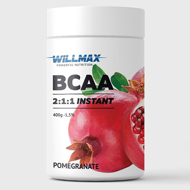 

Аминокислоты Willmax BCAA 400 г Гранат
