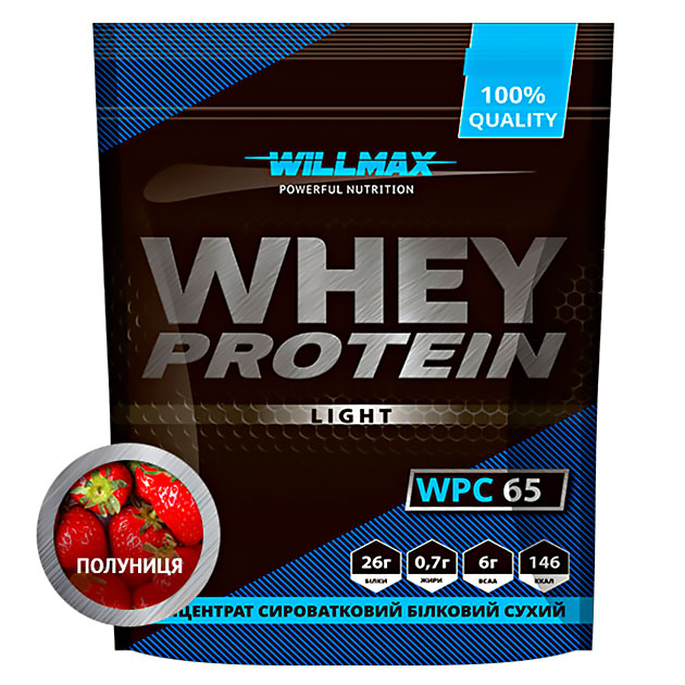 

Протеин Willmax Whey Protein 65 Light 1000 г Клубника