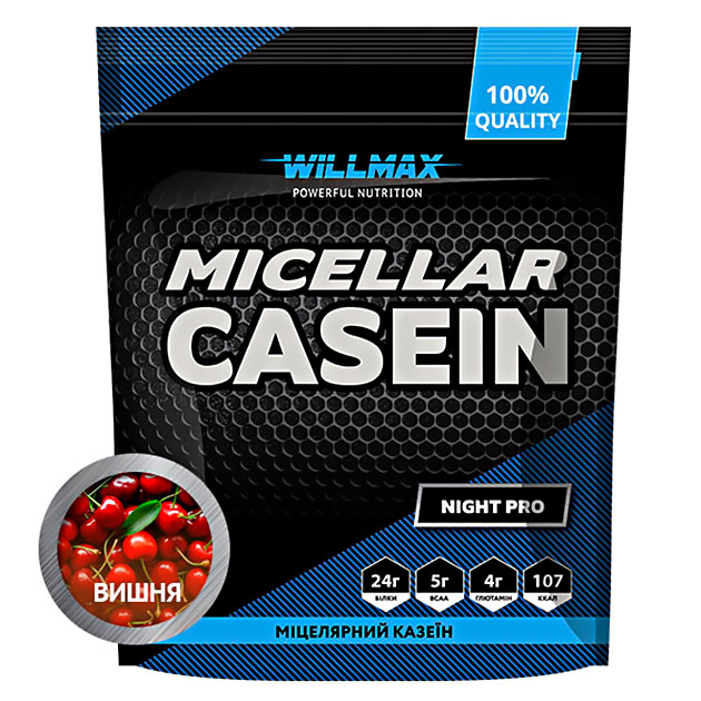 

Протеин Willmax Micellar Casein 900 г Вишня