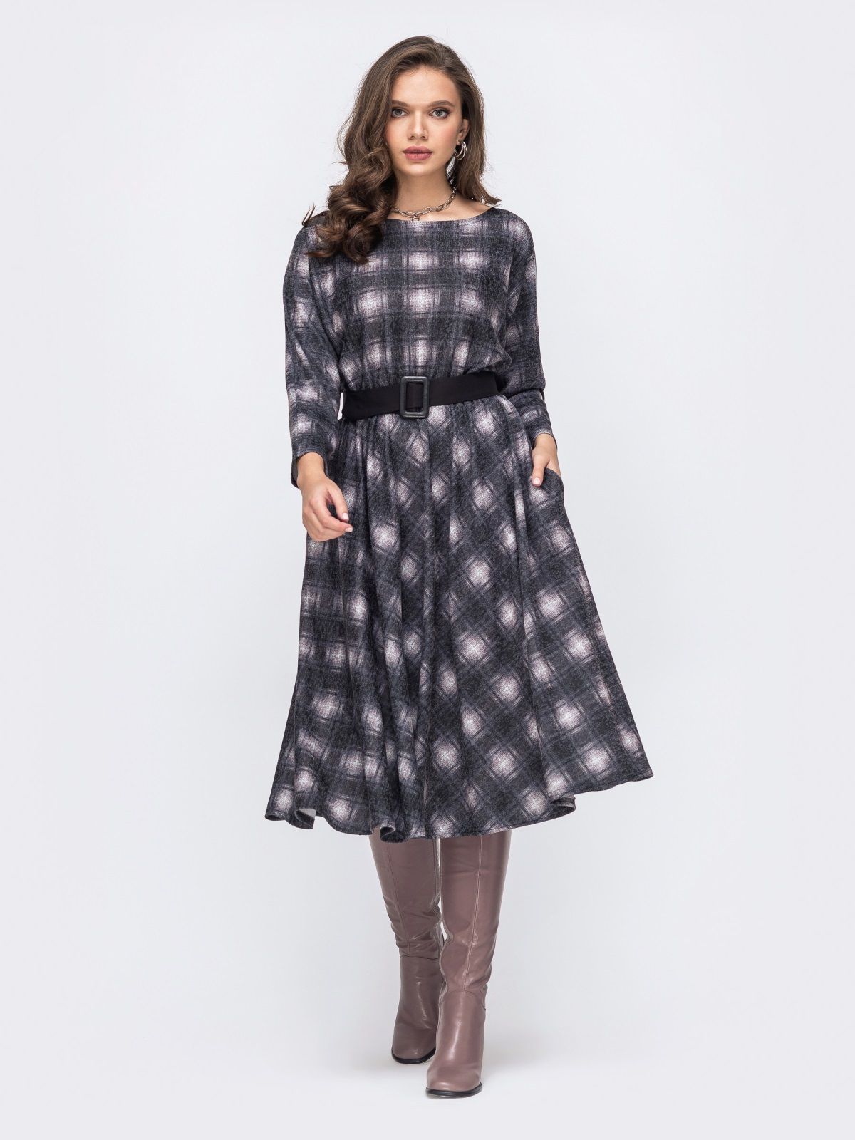 

Платье Dressa 51308 54-56 Серое