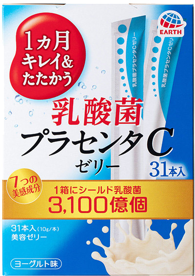 

Питьевая плацента Earth Lactic Acid Bacteria and Placenta С Jelly в форме желе с лактобактериями 310 г (4901080673817)