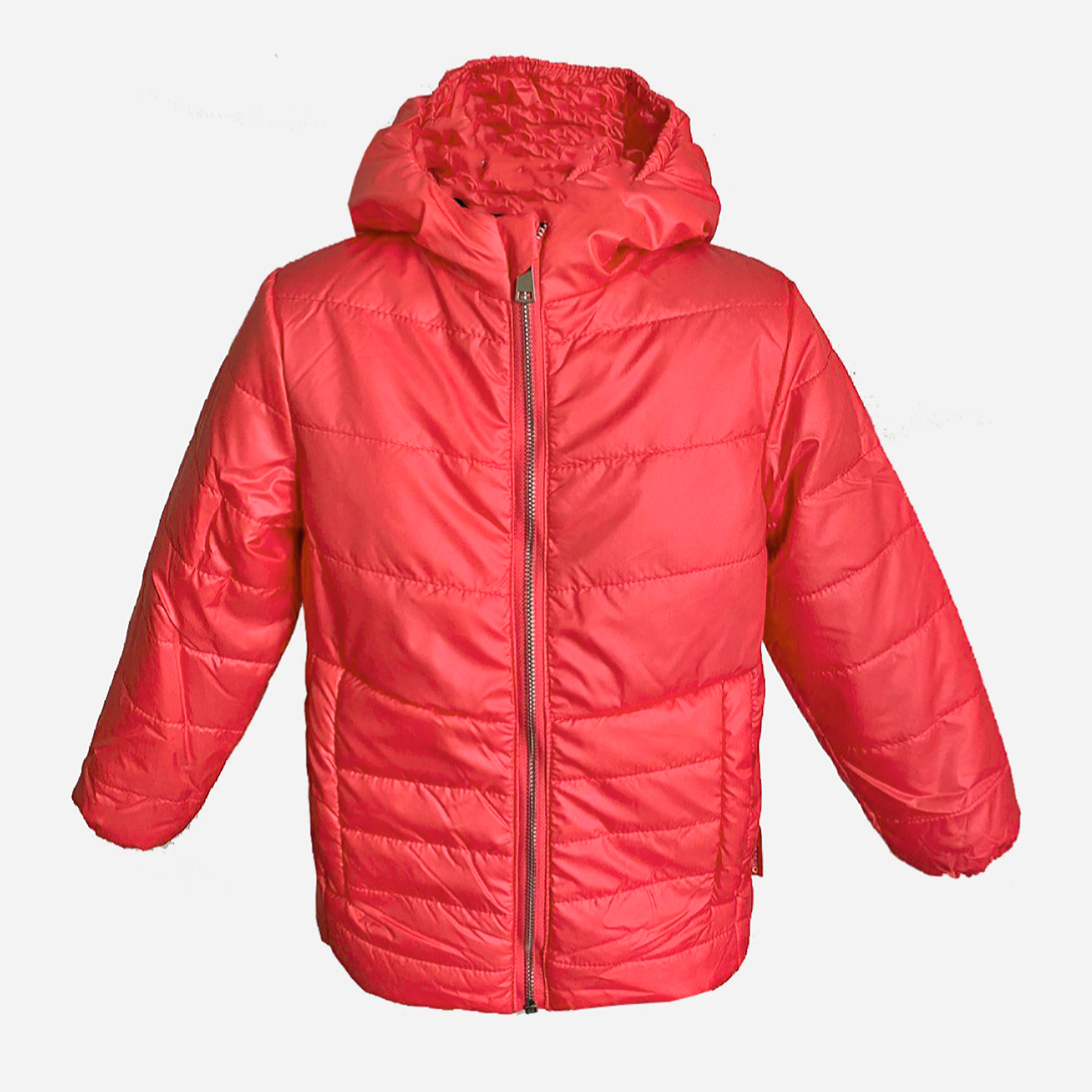 Акция на Дитяча демісезонна куртка для дівчинки Одягайко 22482 104 см Коралова от Rozetka