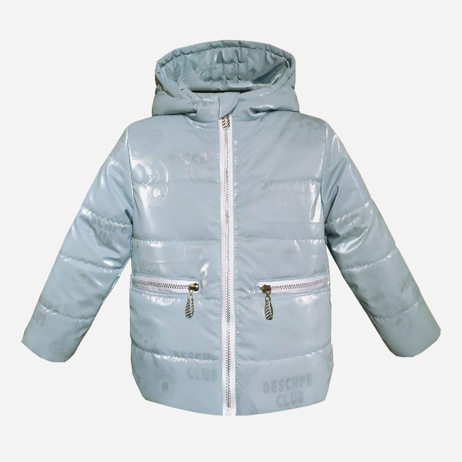 Акція на Дитяча демісезонна куртка для дівчинки Одягайко 22823 122 см Блакитна від Rozetka