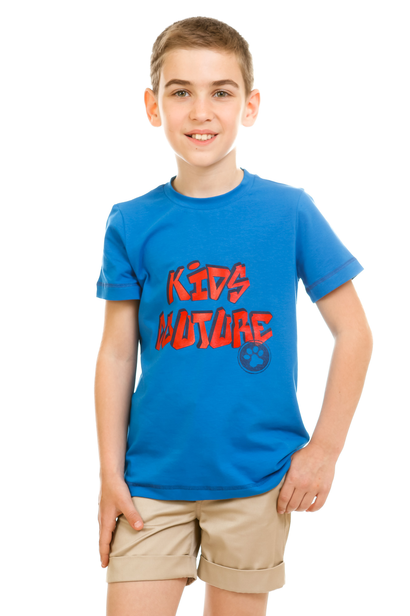 

Футболка KidsCouture Інтерлок 128 см Електрик