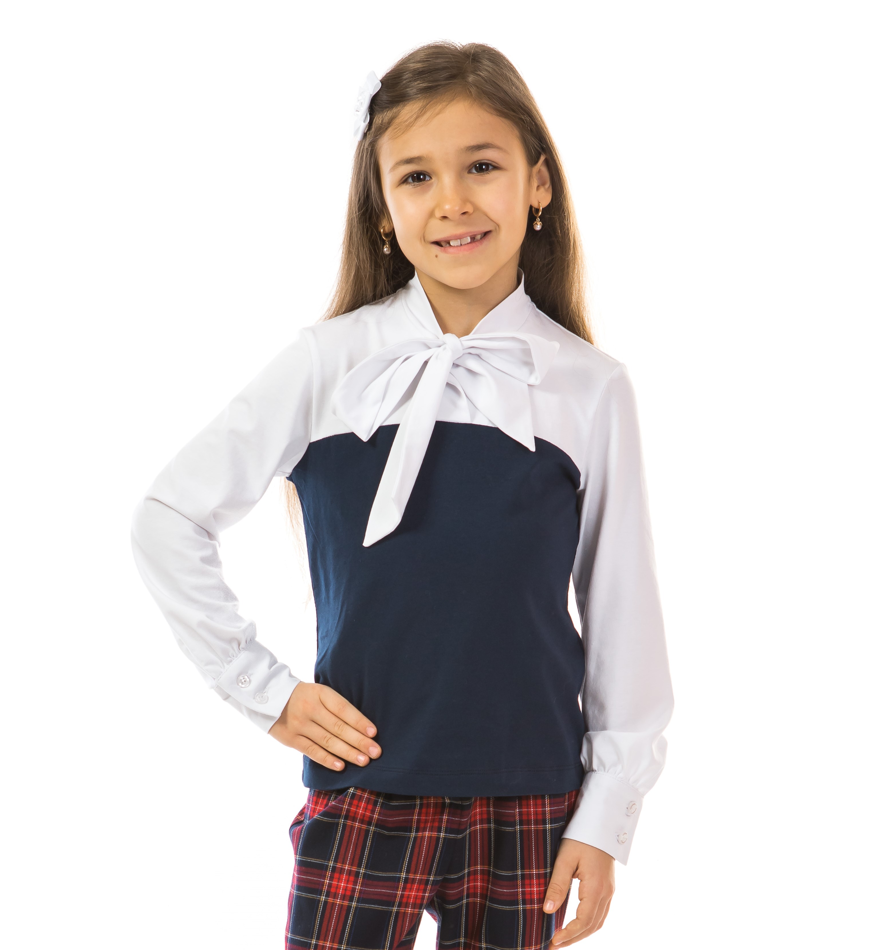 

Блуза KidsCouture Інтерлок 122 см Синій