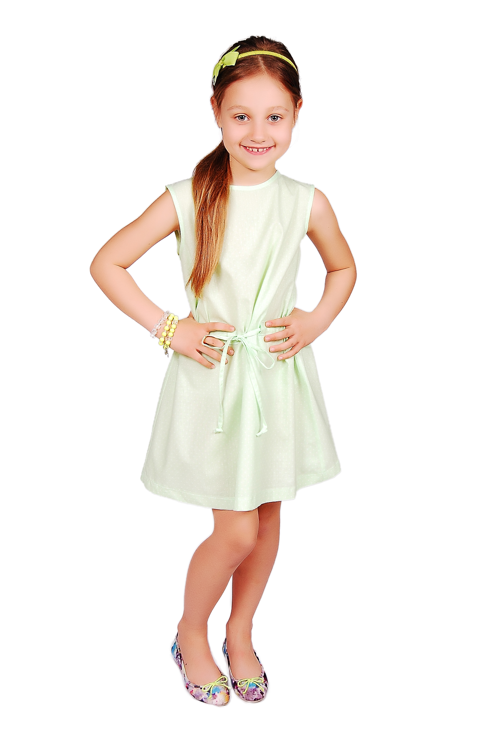 

Сукня KidsCouture Рубашечний текстиль 146 см Салатовий