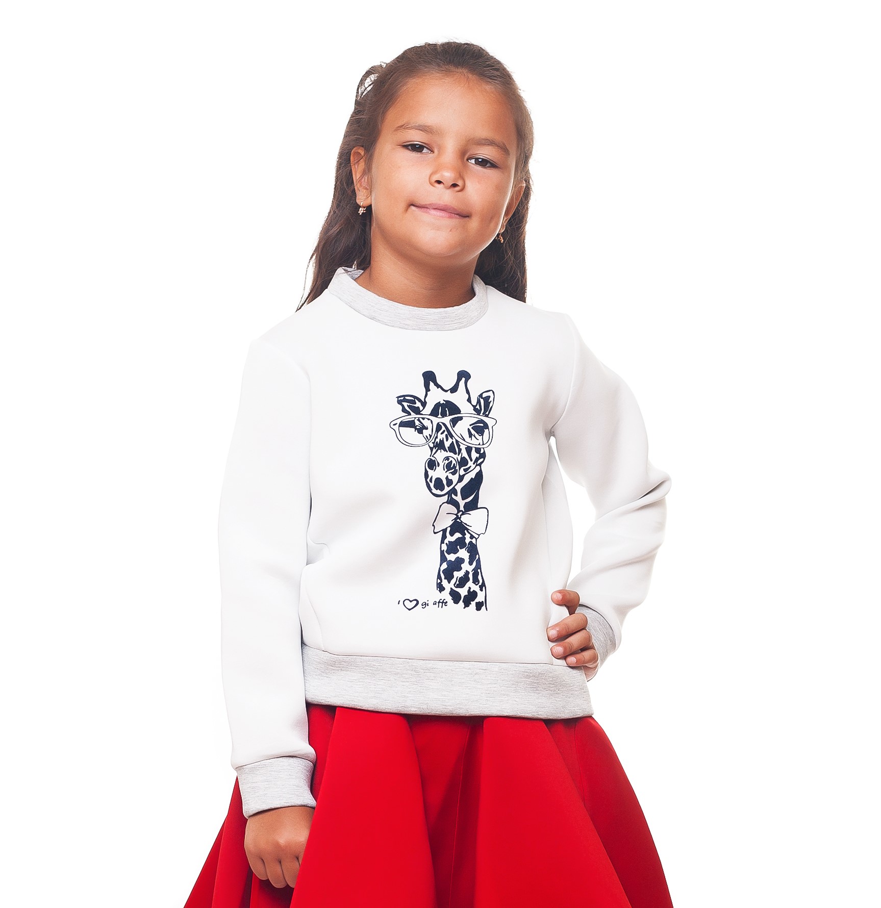 

Світшот KidsCouture Неопрен 110 см Білий