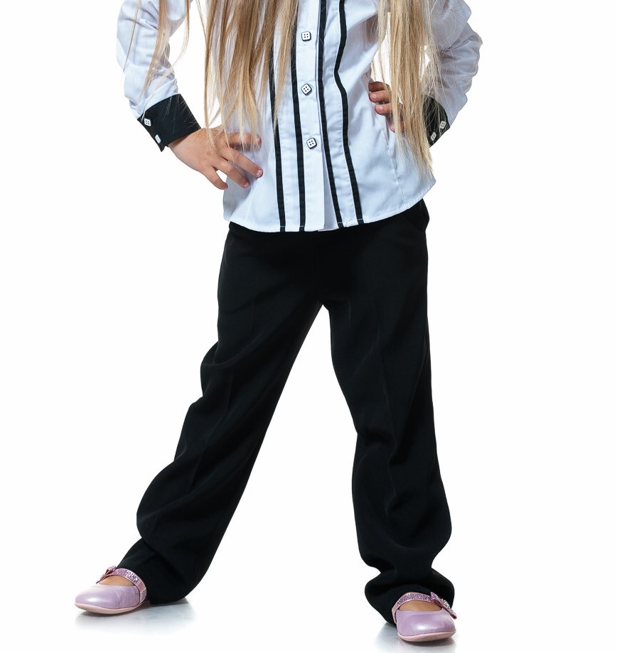 

Брюки KidsCouture Полівіскоза 150 см Чорний (2-027)