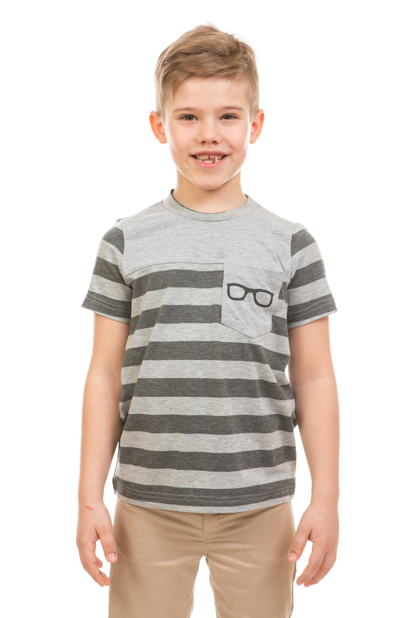 

Футболка KidsCouture Інтерлок 110 см Сірий