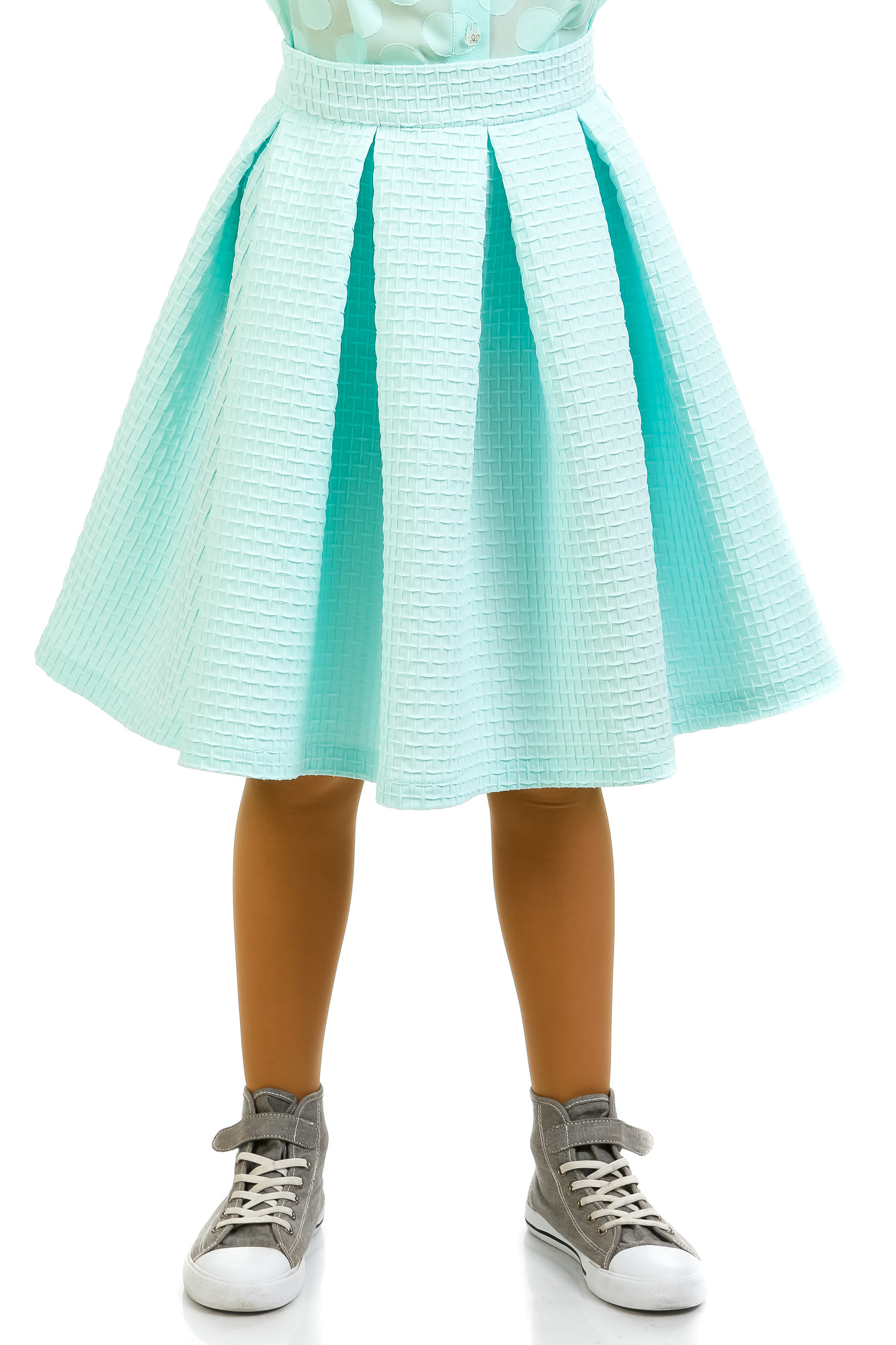 

Спідниця KidsCouture Вафельна тканина 110 см М'ятний