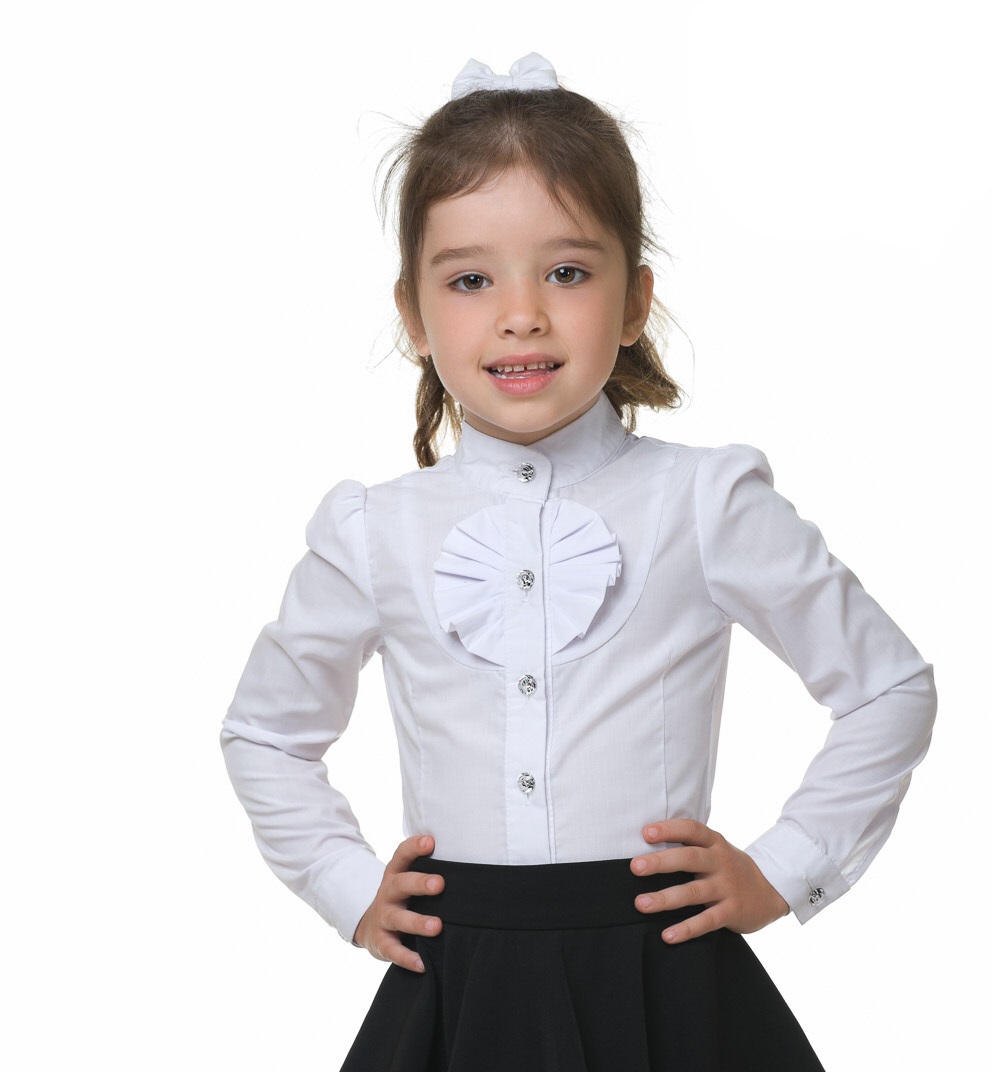 

Блуза KidsCouture Рубашечний текстиль 152 см Білий