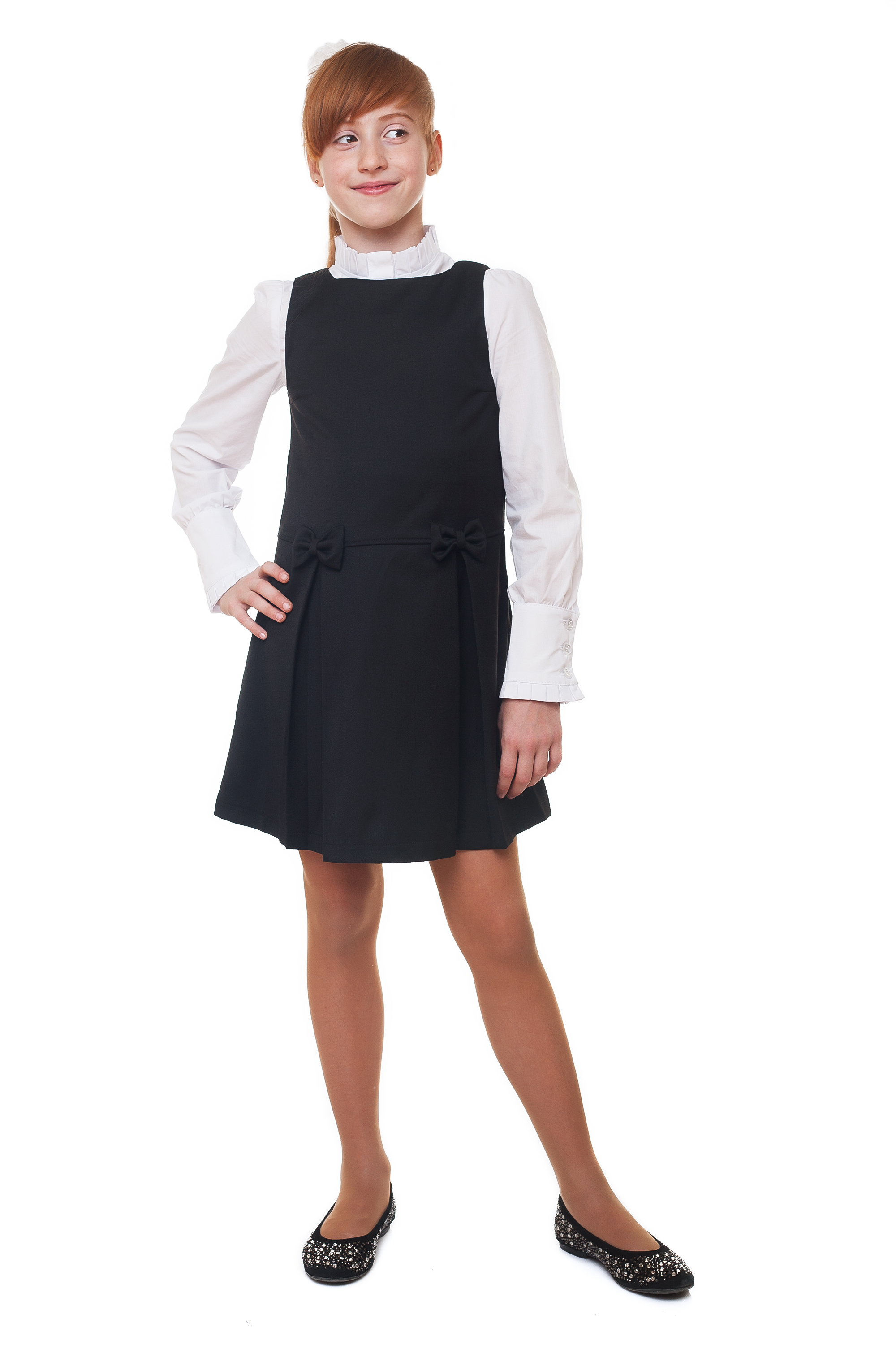 

Сарафан KidsCouture Полівіскоза 134 см Чорний