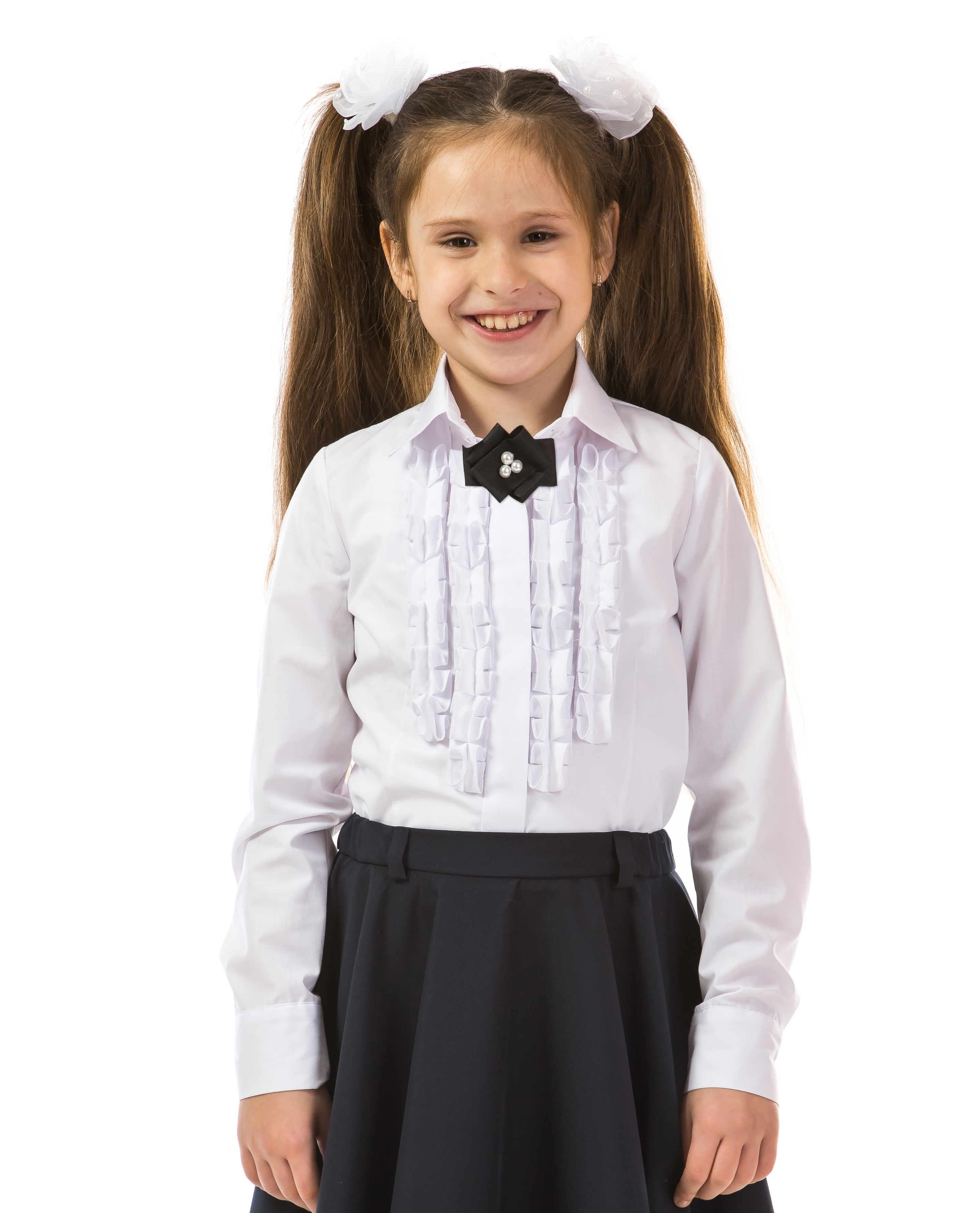 

Блуза KidsCouture Рубашечний текстиль 140 см Білий