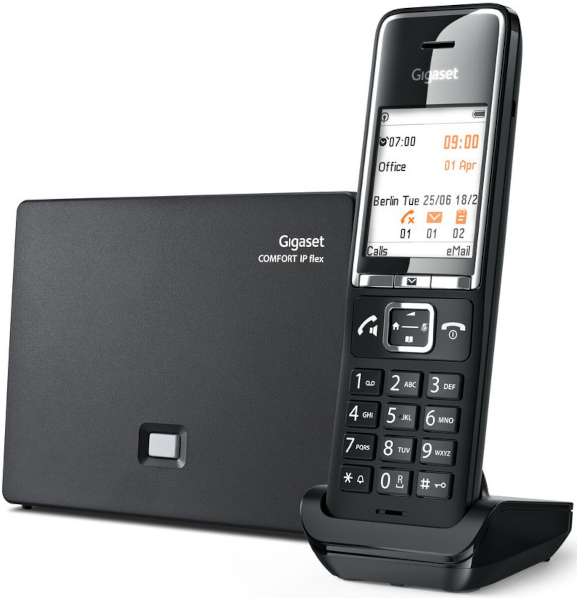 IP DECT телефон GIGASET COMFORT 550 IP FLEX (S30852-H3011-R604) – фото,  отзывы, характеристики в интернет-магазине ROZETKA от продавца: ABEEMARKET  | Купить в Украине: Киеве, Харькове, Днепре, Одессе, Запорожье, Львове