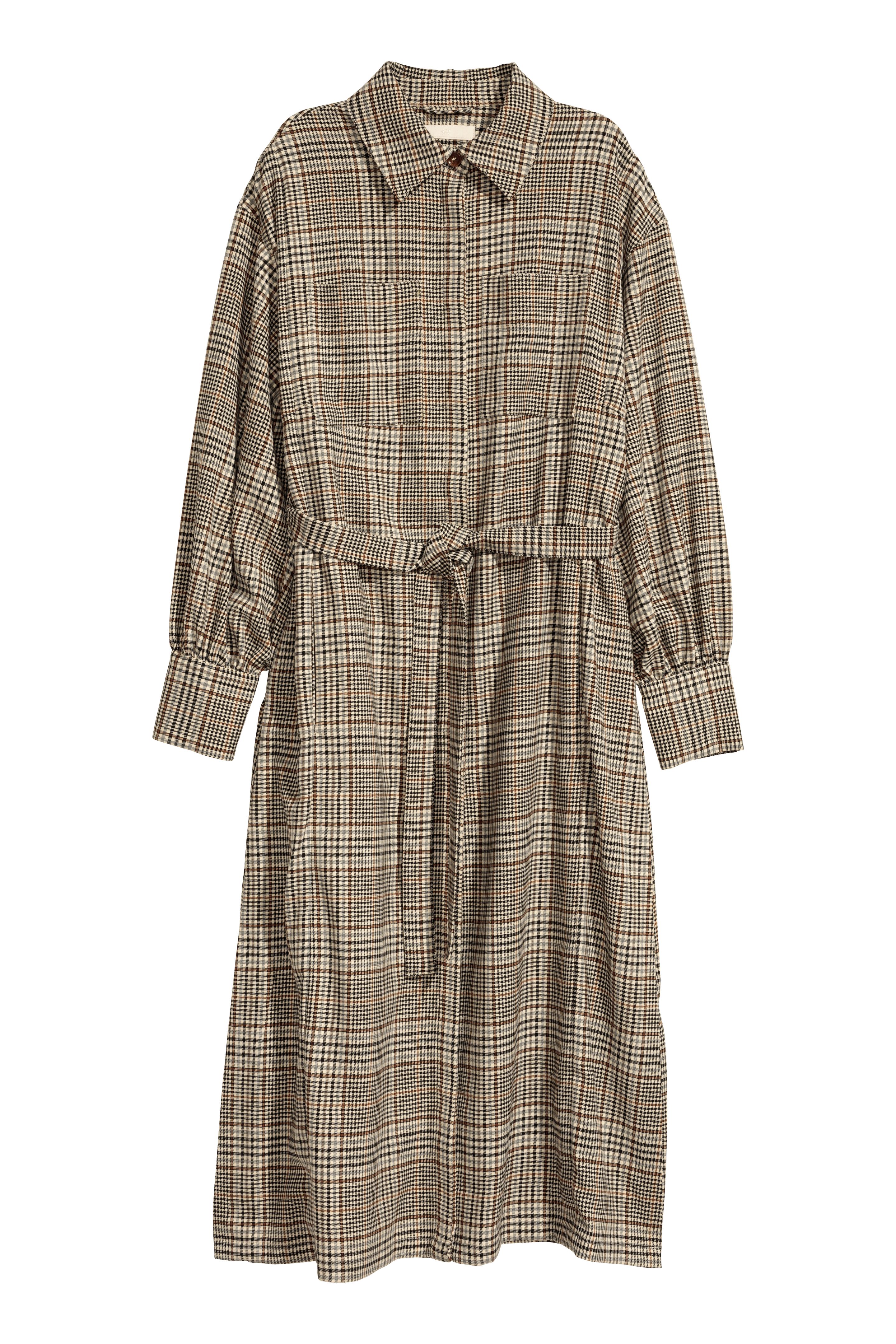 

Платье H&M 060620247 32 Бежевое/Гусиная лапка