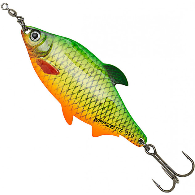 

Блесна DAM Effzett Perch Spoon 32g 90mm fire roach uv (66657)