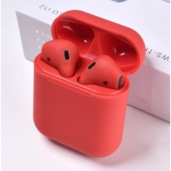 

Наушники TWS AirPlus Wireless i 12 Thouching Bluetooth Earphone Red HBQ i12 Stereo красный (1034)