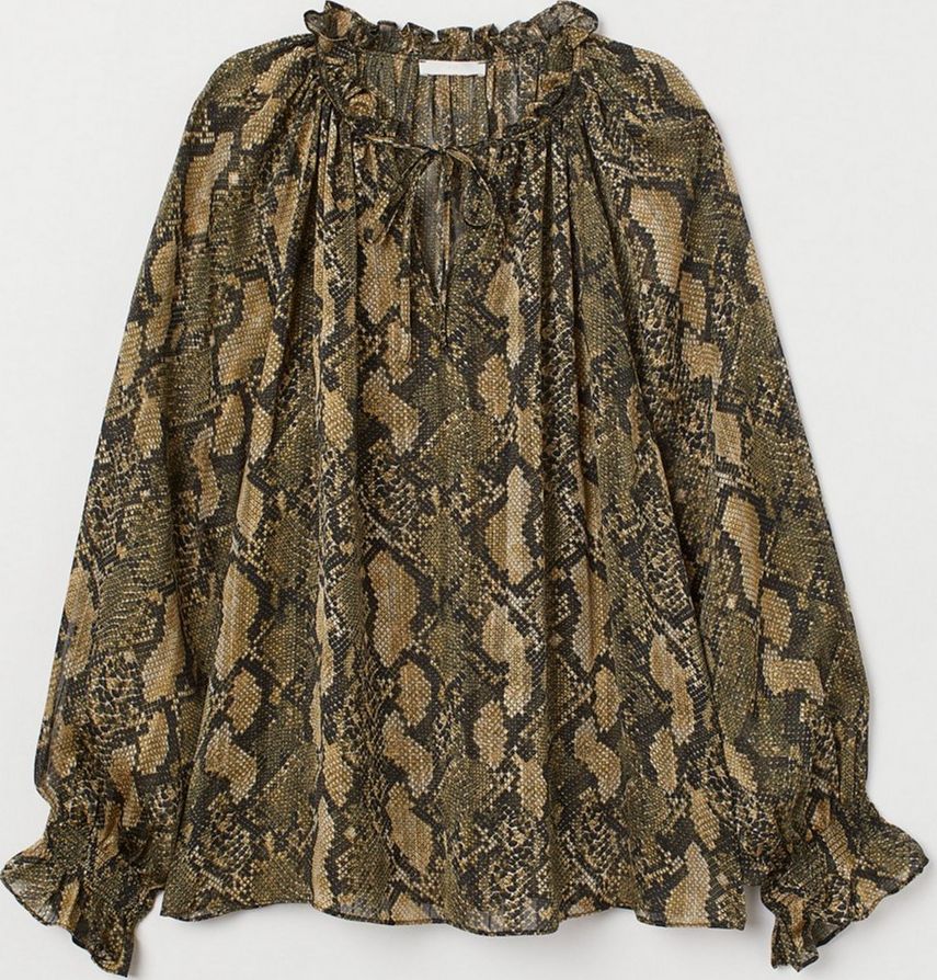 

Блузка H&M 0752468 34 Бежевая