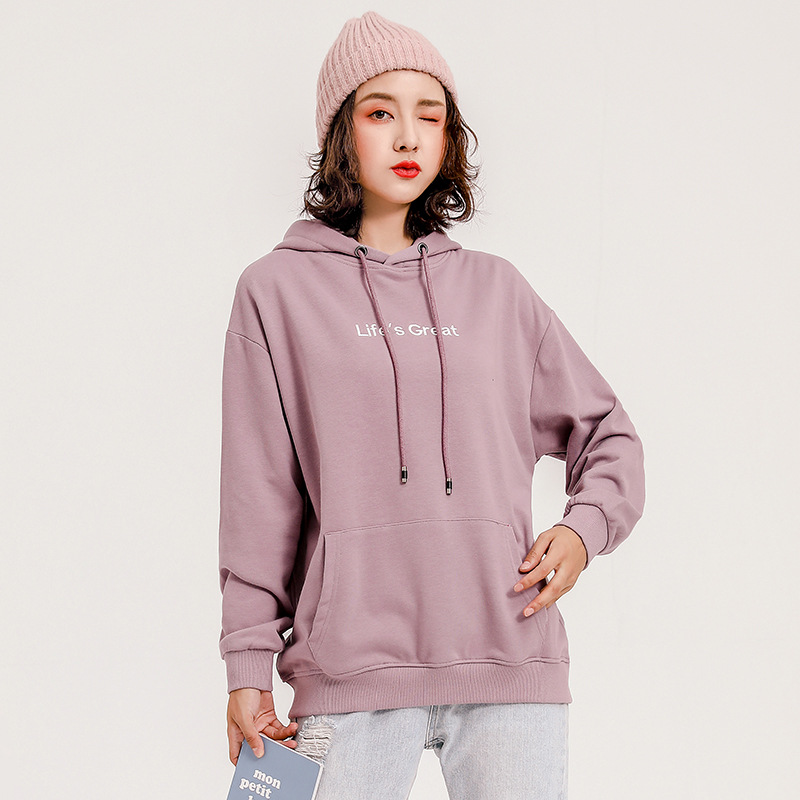 

Худи женское Life's great, фиолетовый Berni Fashion (XL) Фиолетовый