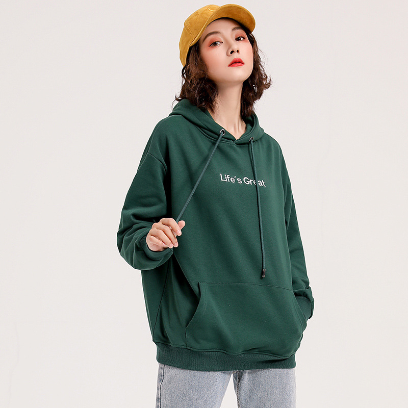 

Худи женское Life's great, зеленый Berni Fashion (XL) Зеленый