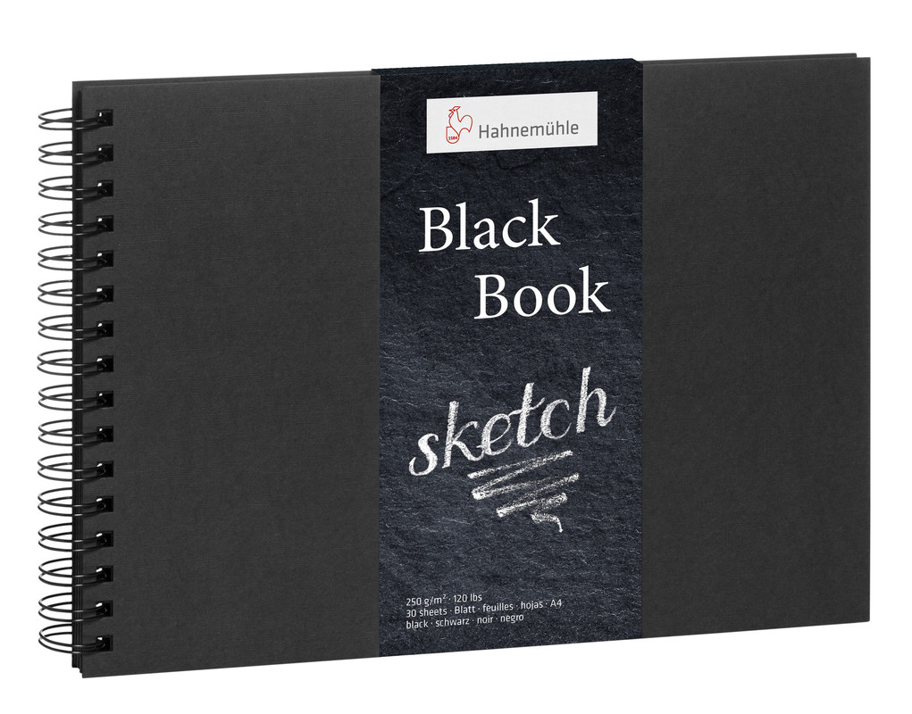 

Альбом на спирали Sketchbook Black Hahnemuhle 23.5х23.5 30л 250г