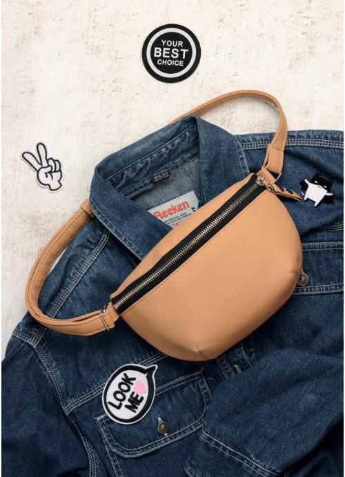 

Сумка на пояс бананка Sambag Polo беж хаки