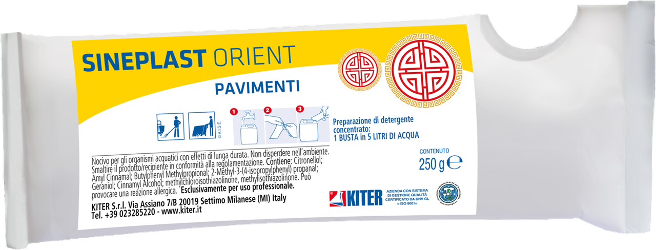 

Cредство для мытья полов Kiter Sineplast Orrient 250 г. Mini-Bag