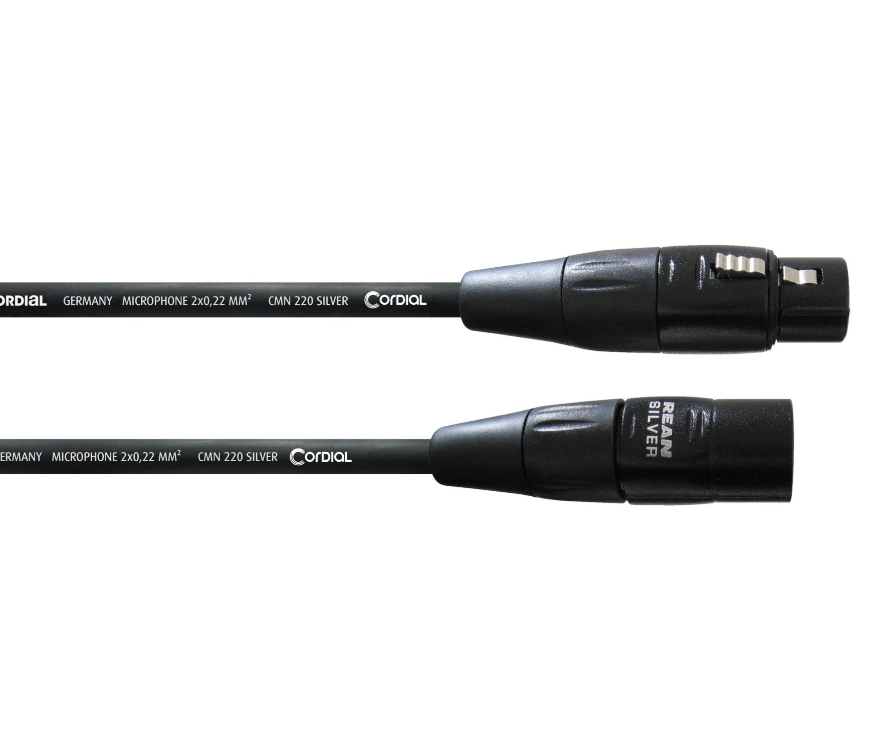 

Микрофонный кабель XLR Male — XLR Female 7.5м Cordial CIM 7,5 FM