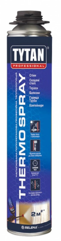 

Пена Tytan Professional THERMOSPREY GUN RU-UA 870мл (12шт/ящ)