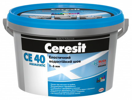 

Затирка СЕ 40/2кг эласт.водост.43(беж.-багама) (Ceresit) 593