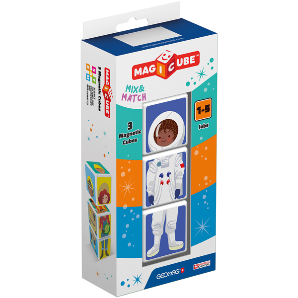 

Магнитные кубики Geomag Magicube Jobs 3 cubes "Профессия"