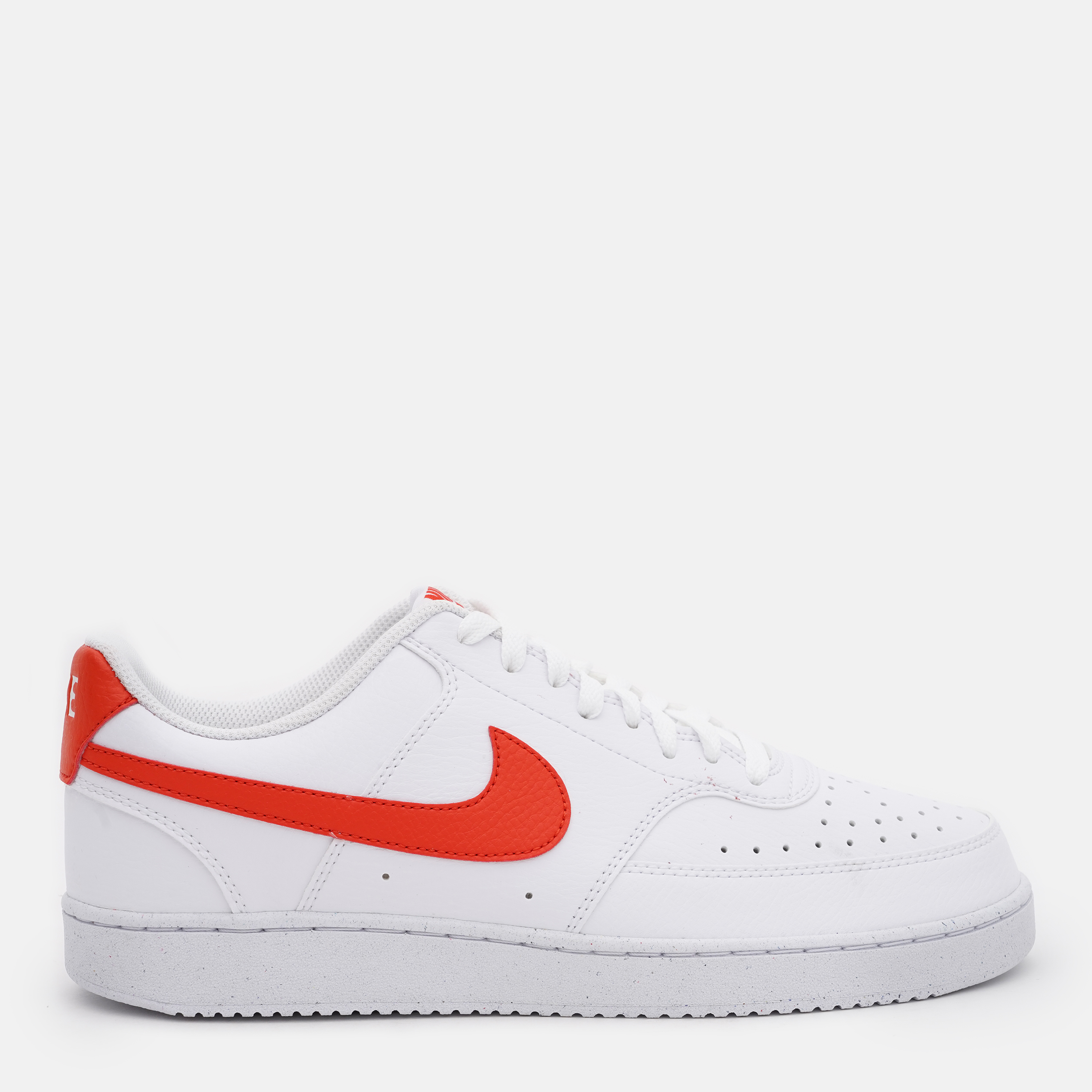 Акція на Чоловічі кеди низькі Nike Court Vision Lo Nn DH2987-108 47 (12.5US) 30.5 см White/Picante Red від Rozetka