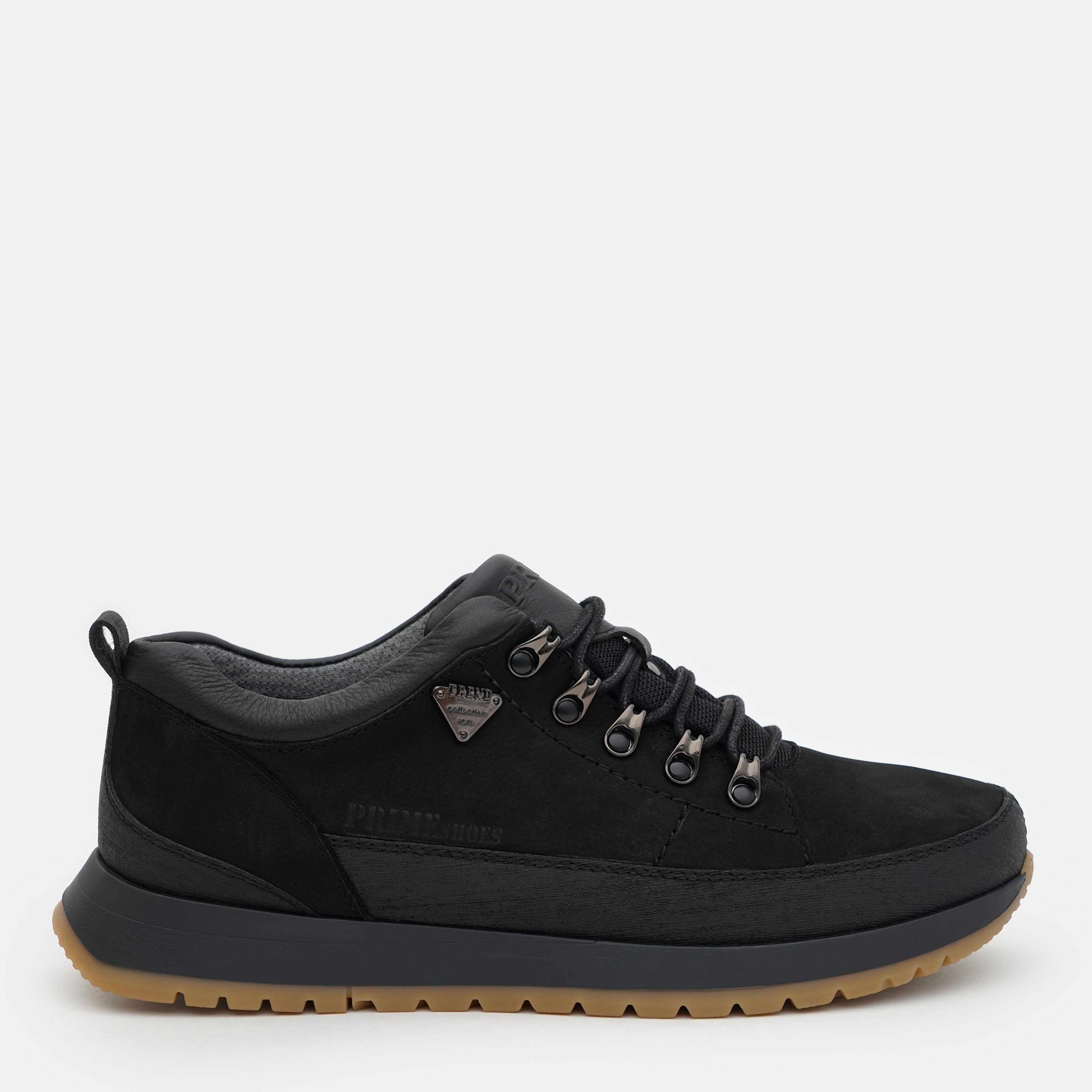 Акція на Чоловічі кросівки з Gore-Tex Prime Shoes 766 Black Nubuck 16-766-7130 40 26.5 см Чорні від Rozetka