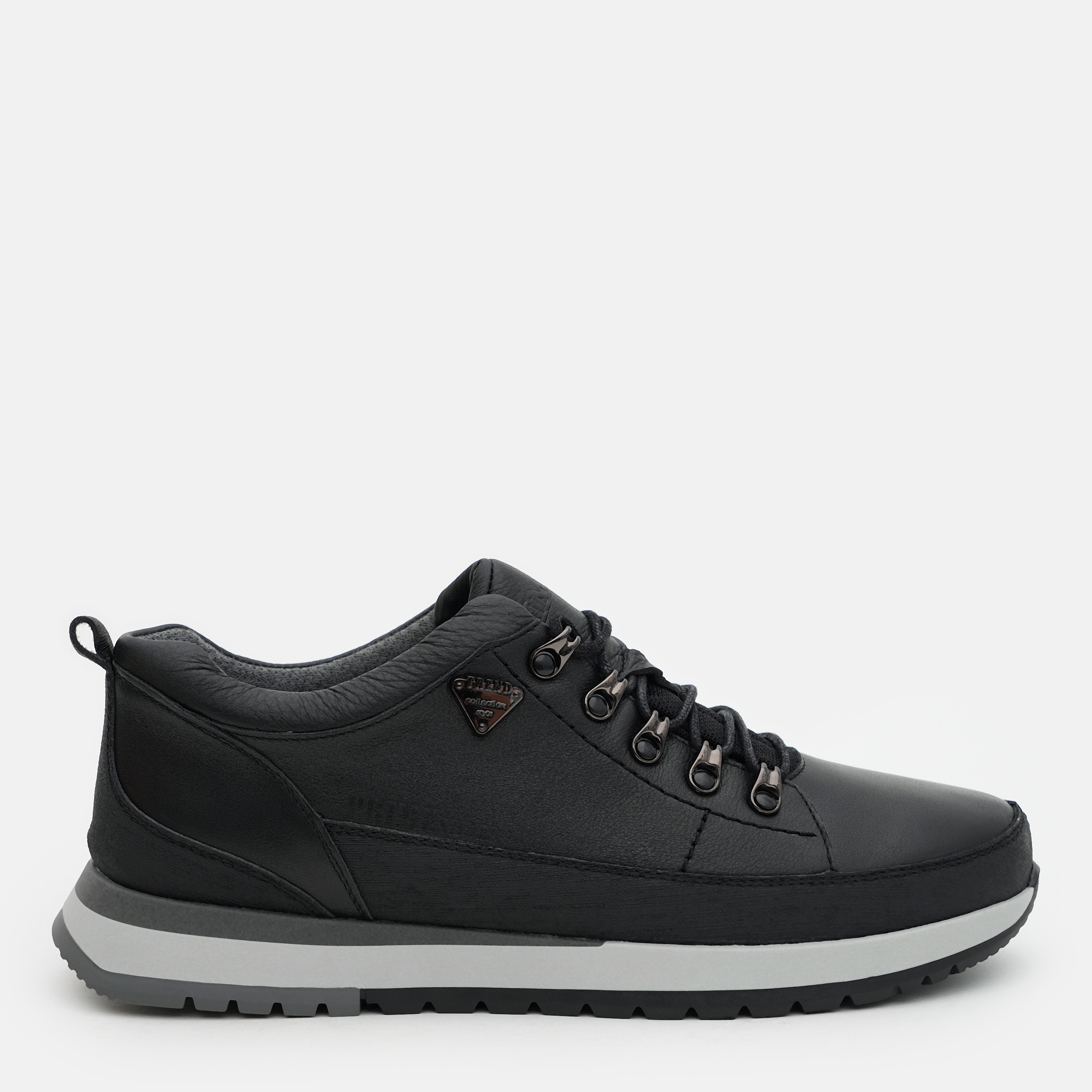 Акція на Чоловічі кросівки з Gore-Tex Prime Shoes 766 Black Leather 16-766-30130 42 28 см Чорні від Rozetka