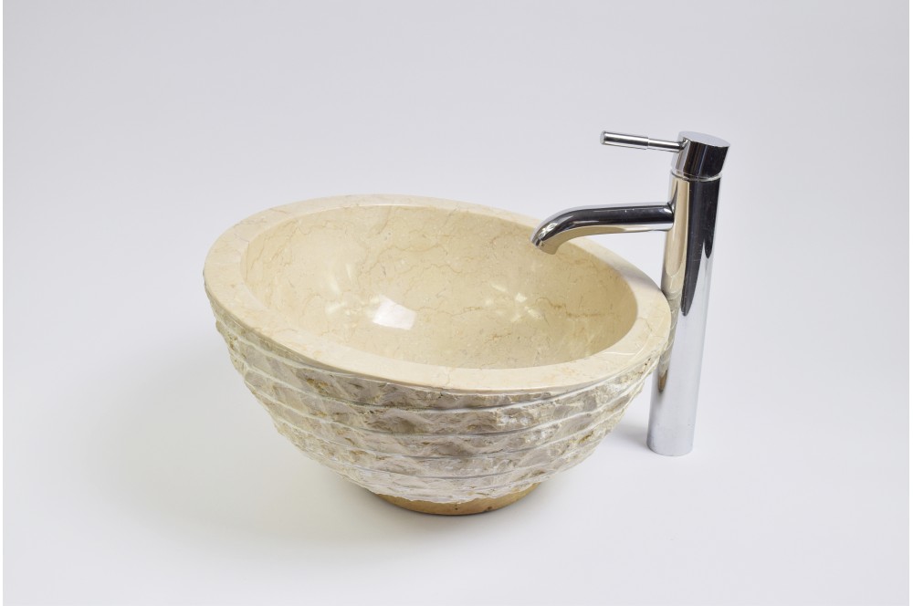 

Умивальник з каменю CREAM Industar s23-876-7 40 см Круглий