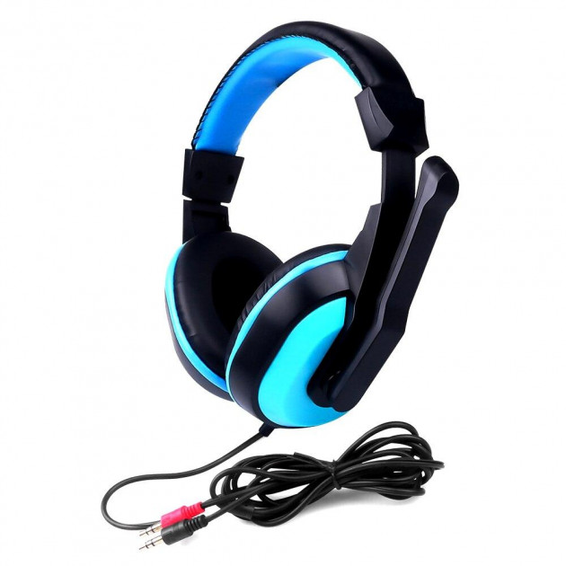 

Проводные игровые наушники для ПК с микрофоном Kebidu MAX Blue (Kebidu)