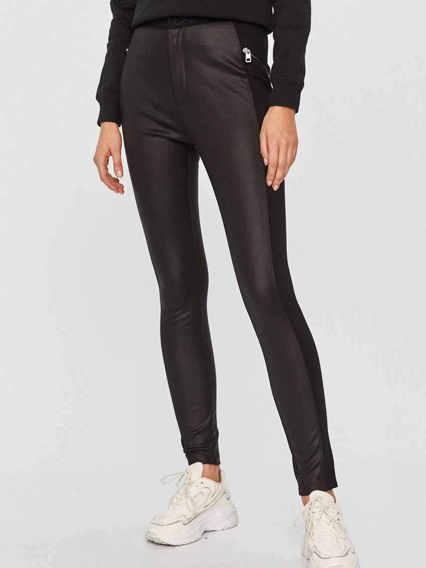 

Брюки Calvin Klein Jeans Moto Coated Milano Legging J20J214895-BEH S CK Black