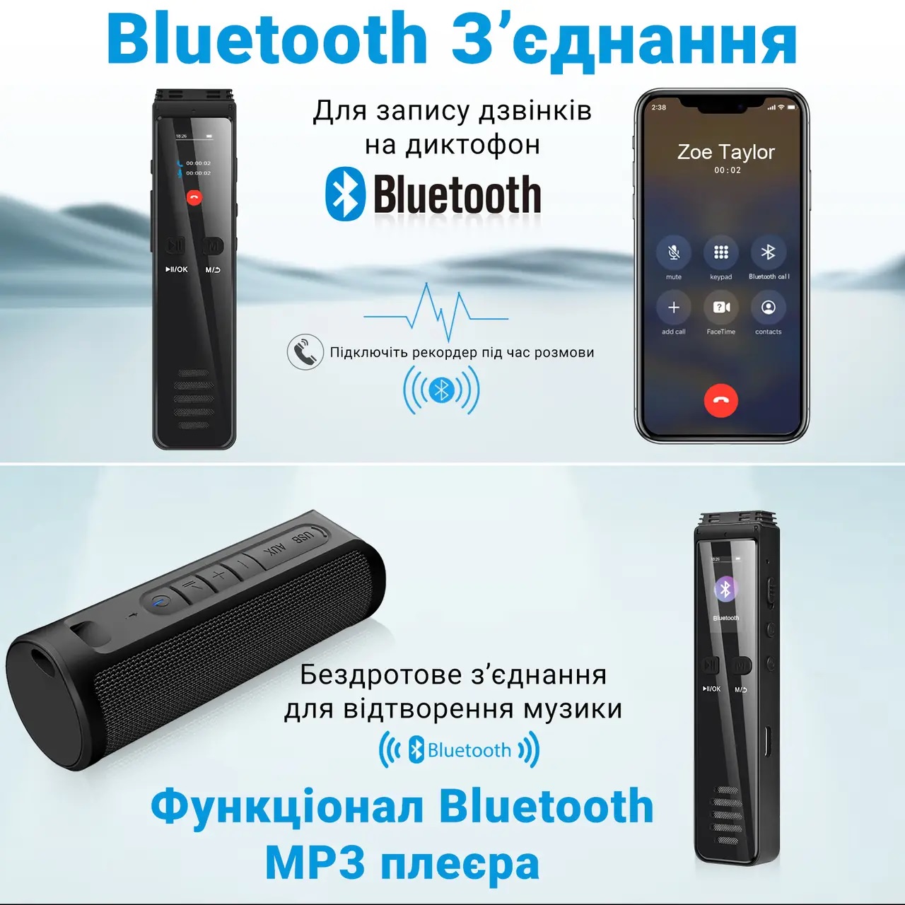 Цифровой блютуз диктофон для записи телефонных разговоров Savetek GS-R29,  32 Гб памяти, bluetooth (101015-32) – фото, отзывы, характеристики в  интернет-магазине ROZETKA от продавца: Unique Line | Купить в Украине:  Киеве, Харькове, Днепре,