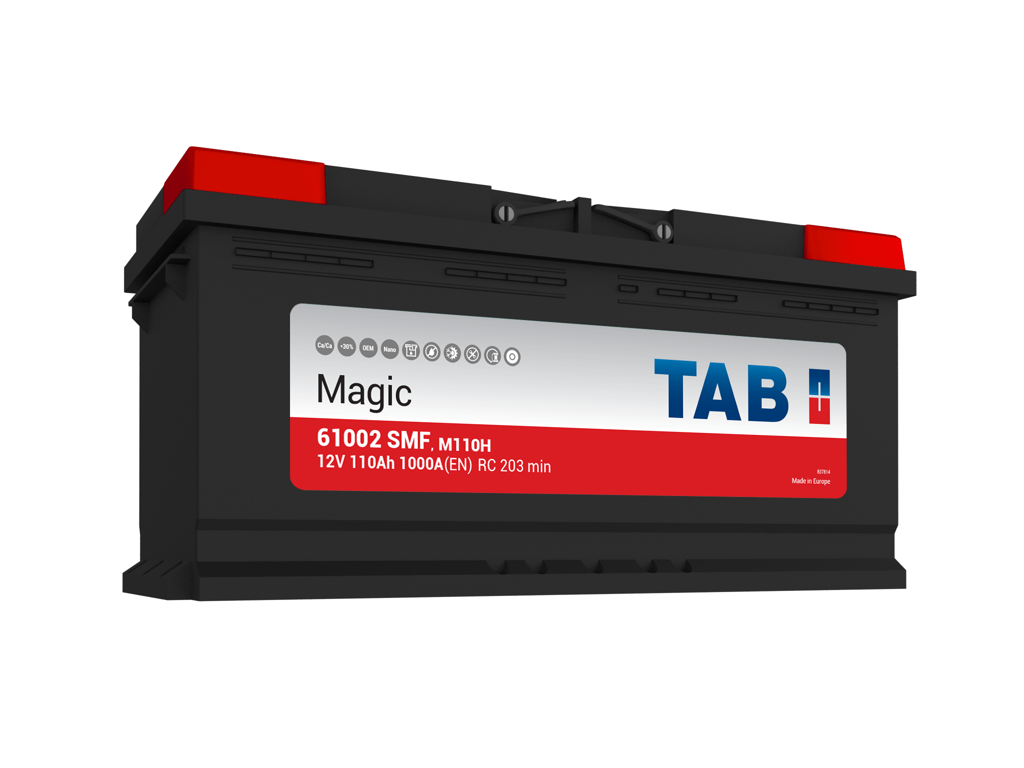 Автомобильный аккумулятор TAB 110Ah 1000EN (-/+) (245 610M) – фото ...