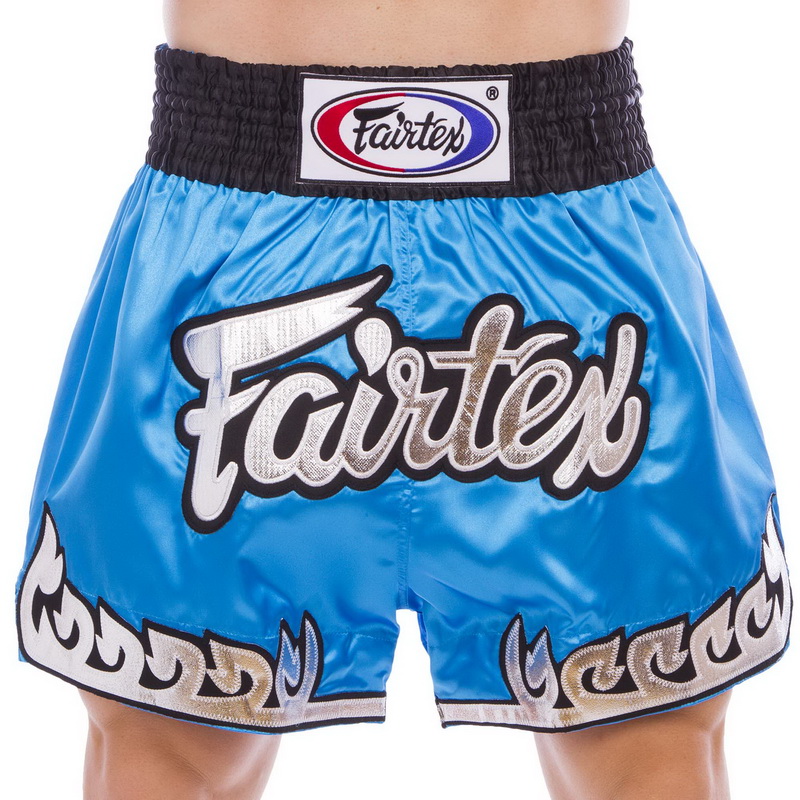

Экипировка Fairtex Шорты для тайского бокса и кикбоксинга BS0631 M Голубой /2