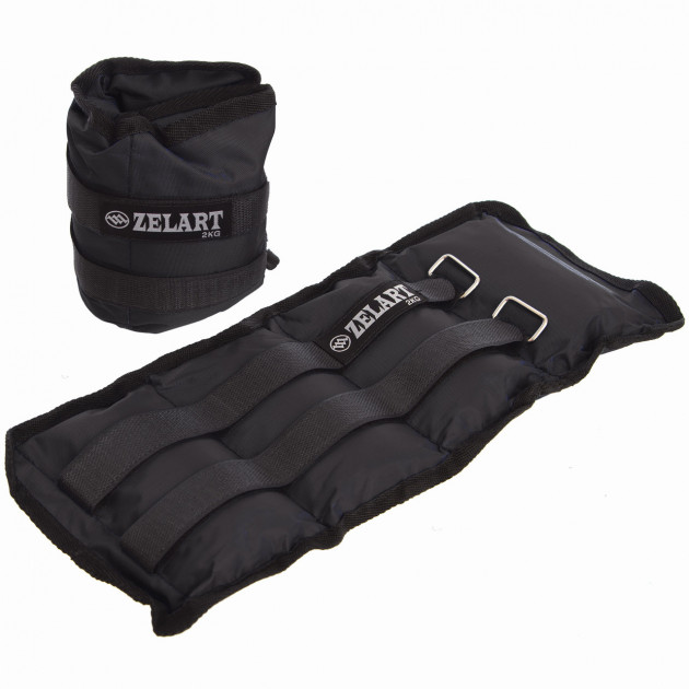 

Утяжелители для рук и ног Zelart Sport FI-1967-4 2 шт по 2 кг черный \1