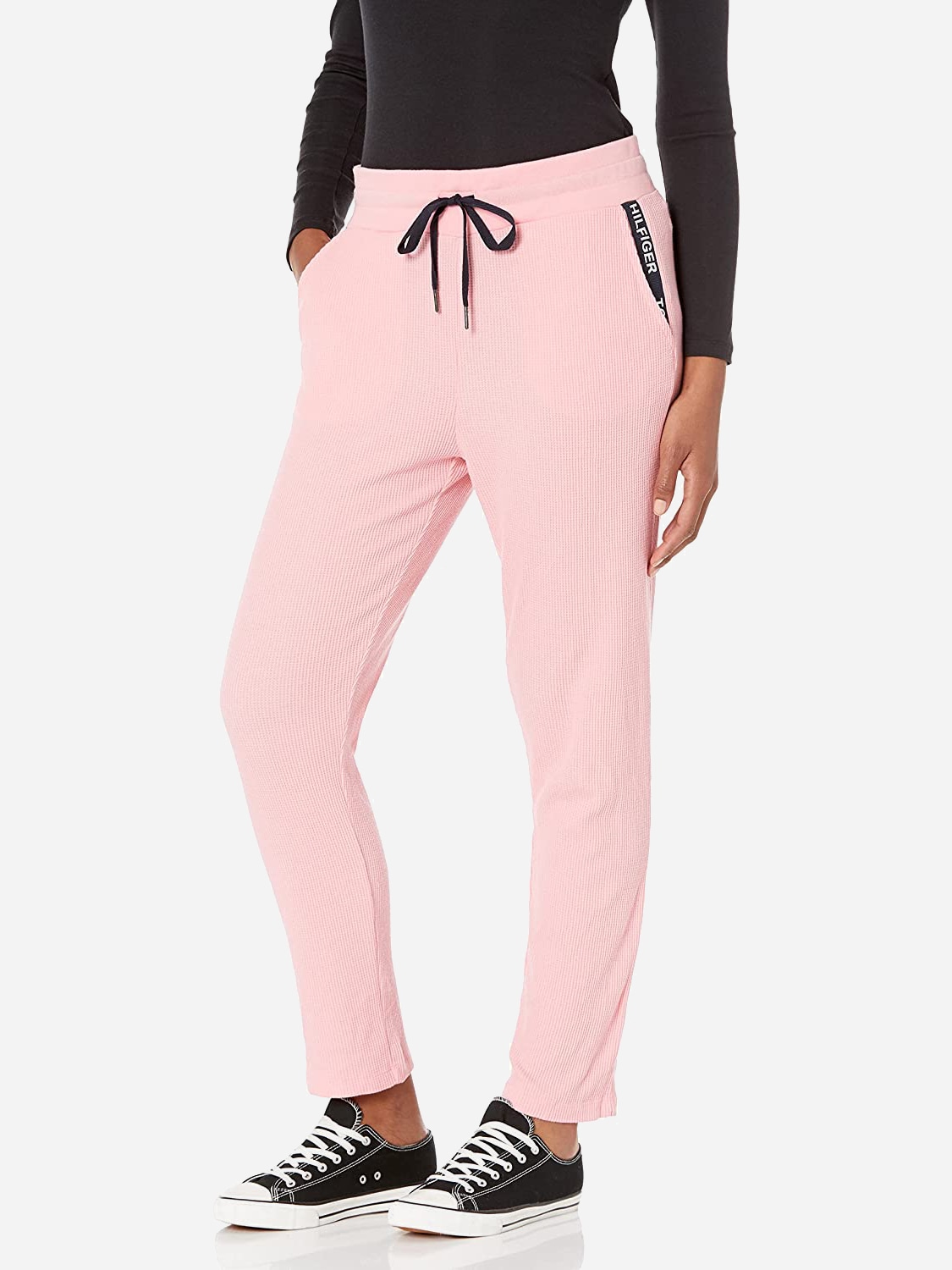Акція на Спортивні штани жіночі Tommy Hilfiger 761101812 XS Рожеві від Rozetka