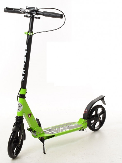 

Самокат подростковый с амортизацией iTrike SR 2-018-9-GR ручной тормоз, салатовый (SR 2-018-9-GR)